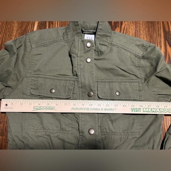 GAP core Utility Jacket Olive Green women’s M military outdoors neutral EUC army - Picture 5 of 16